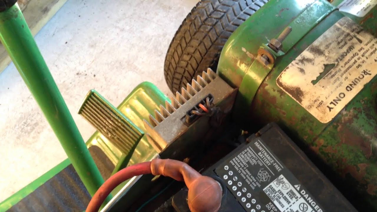 How To Adjust A Variator On A 1968' John Deere 110