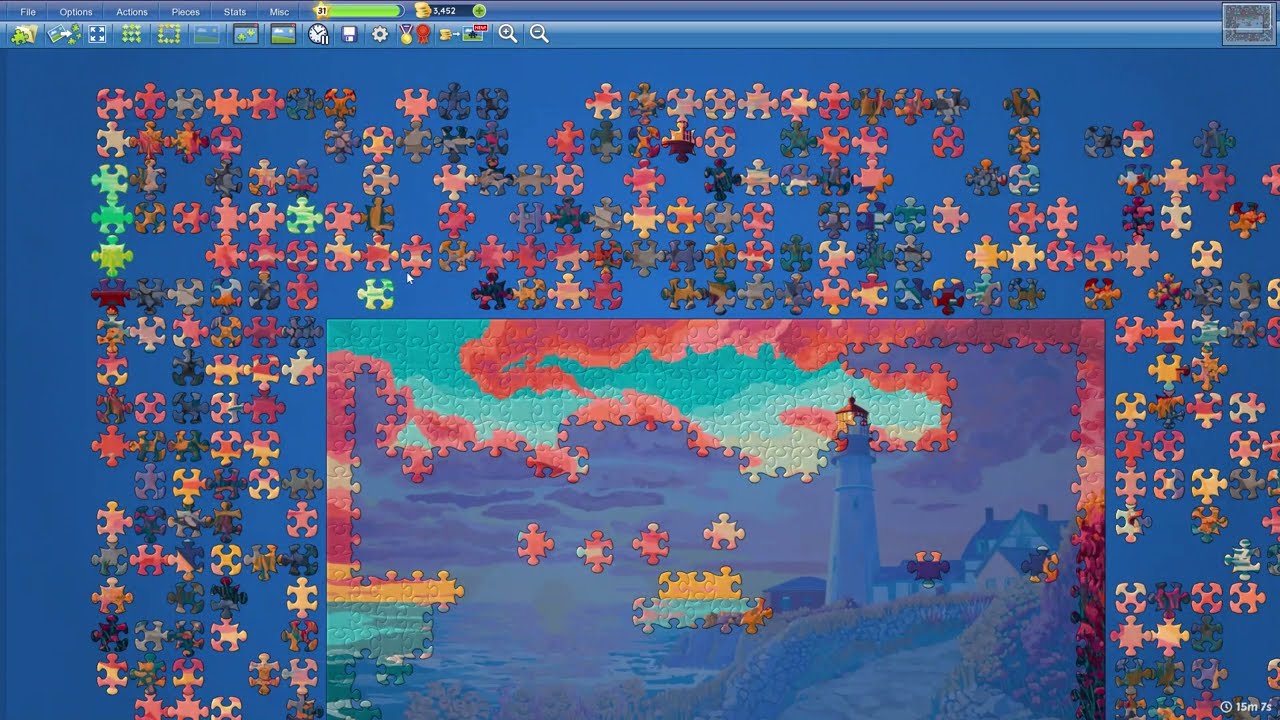 Lighthouse Sunset in 46min22s