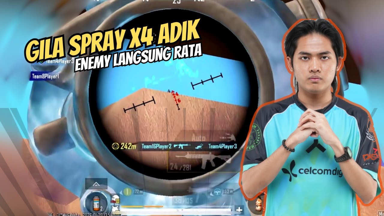 GILA SPRAY ADIK LUQ‼️ENEMY AUTO RATA