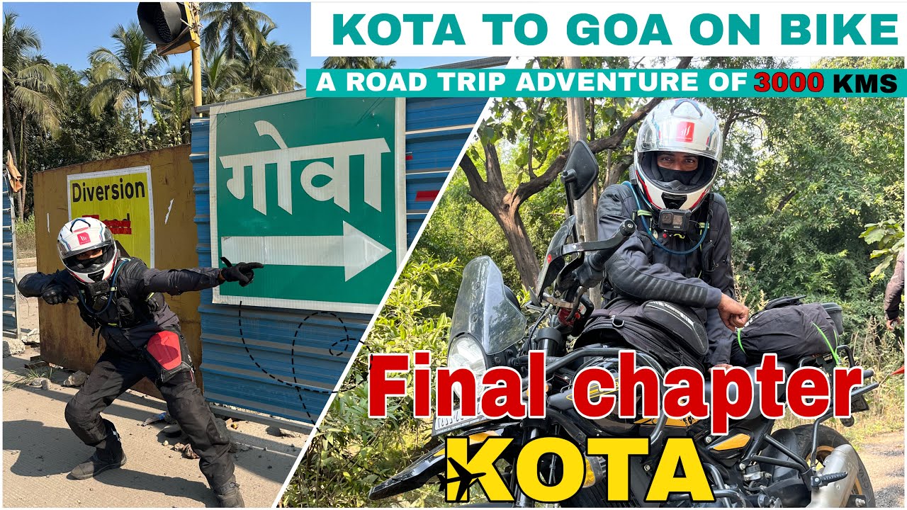  GOA TO KOTA 🏁 1400 km🥵🥵 || RIDE KA LAST CHAPTER 🚩#kota #goa #kotawalebhaiyaa