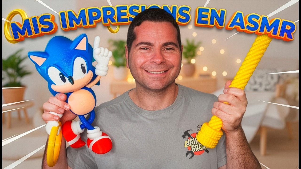 Mis creaciones impresas en 3D | charla tranquila mostrando mis figuras