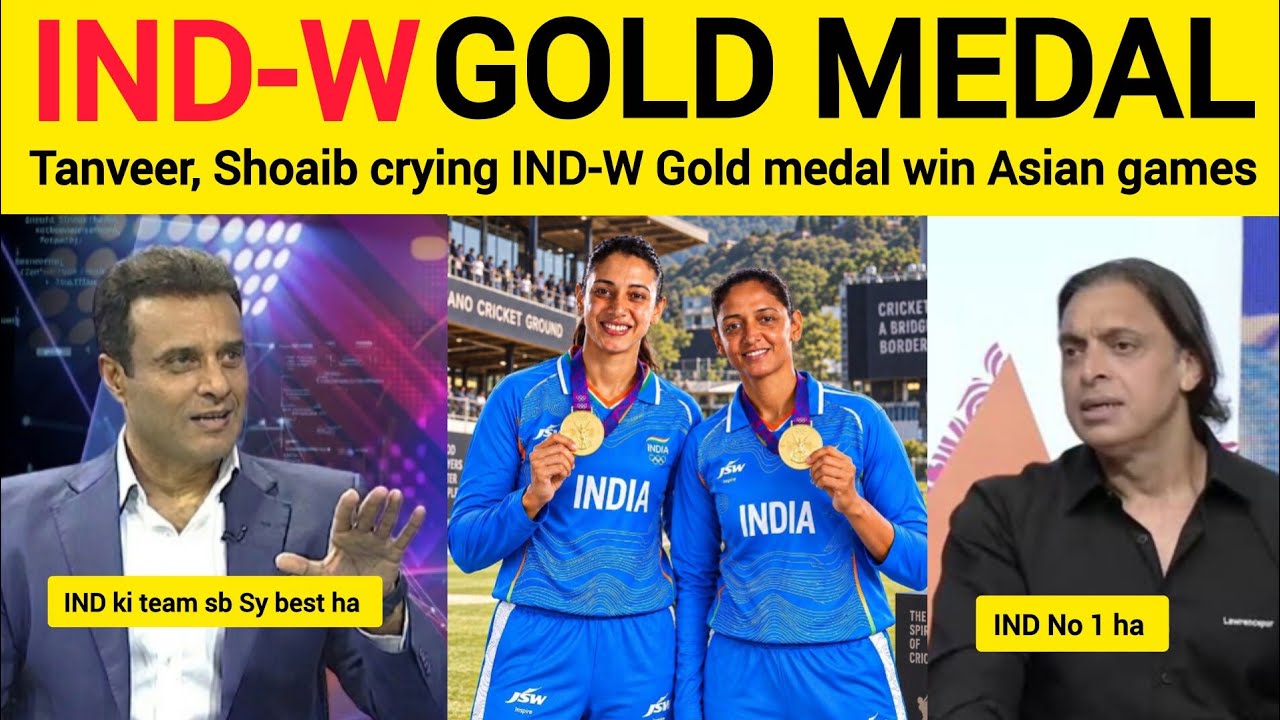 Pak Media Crying IND-W win GOLD MEDAL in Asian Games | Shoaib Akhtar Crying | Asian Games| IND vs SL