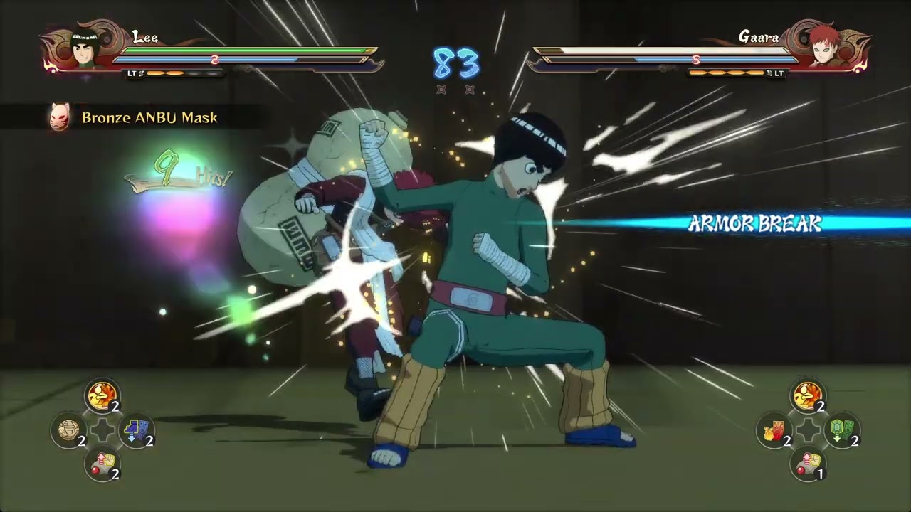 Rock Lee vs Gaara – Kecepatan Tanpa Batas vs Pasir Absolut!