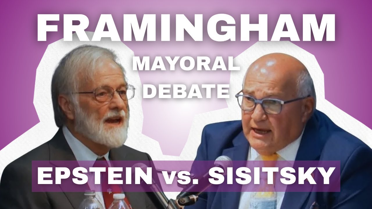 2025 Framingham Mayoral Debate - Mayor Charlie Sisitsky & Geoff Epstein