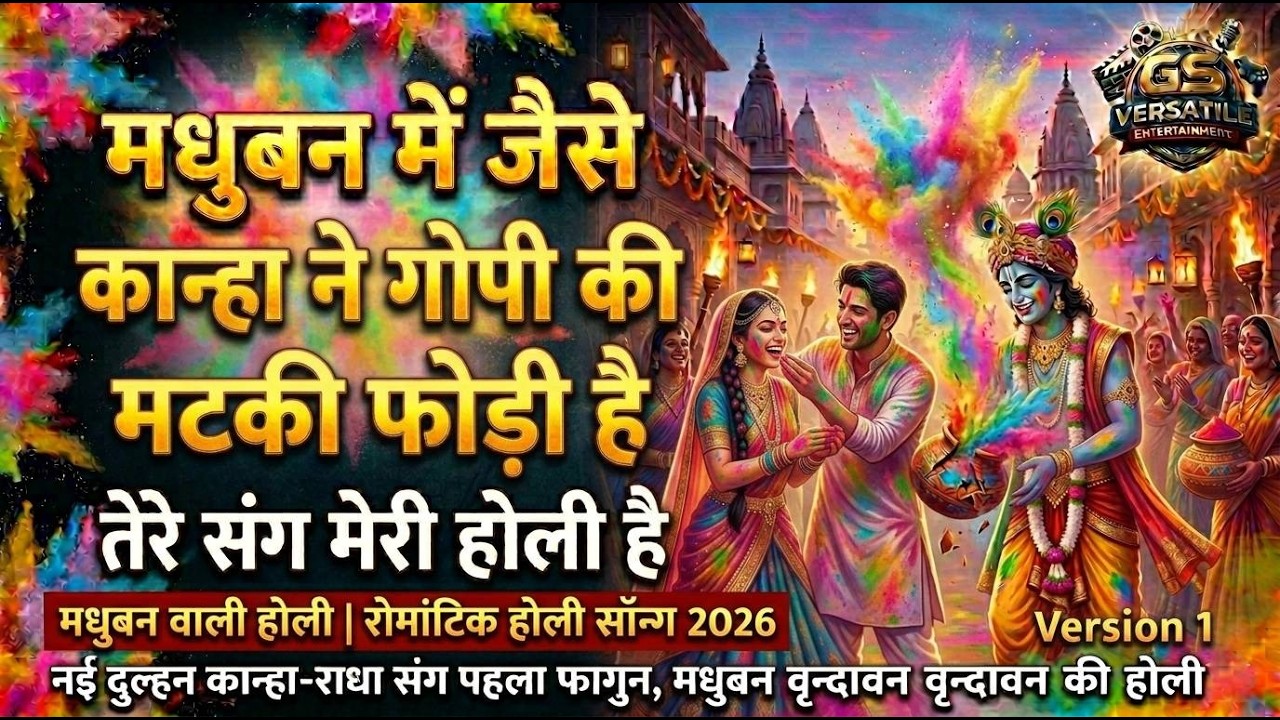 Tere Sang Meri Holi Hai | Version 1 | Romantic Holi Song 2026 | Madhuban Wali Holi | GS Versatile
