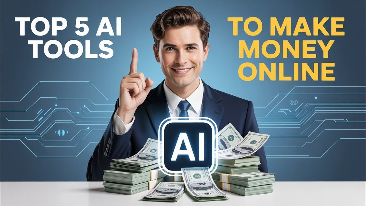 Top 5 AI Tools to Make Money Online Fast Legit Methods