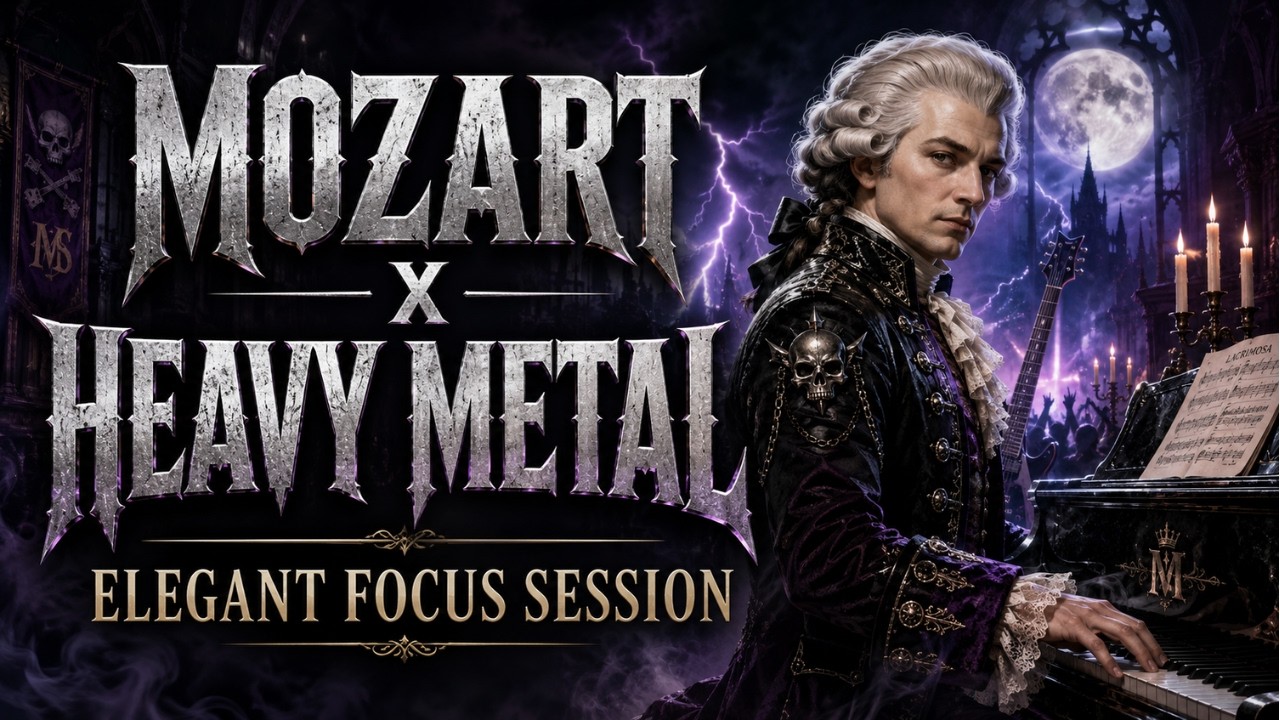 Mozart x Heavy Metal | 30 Min Elegant Focus Session