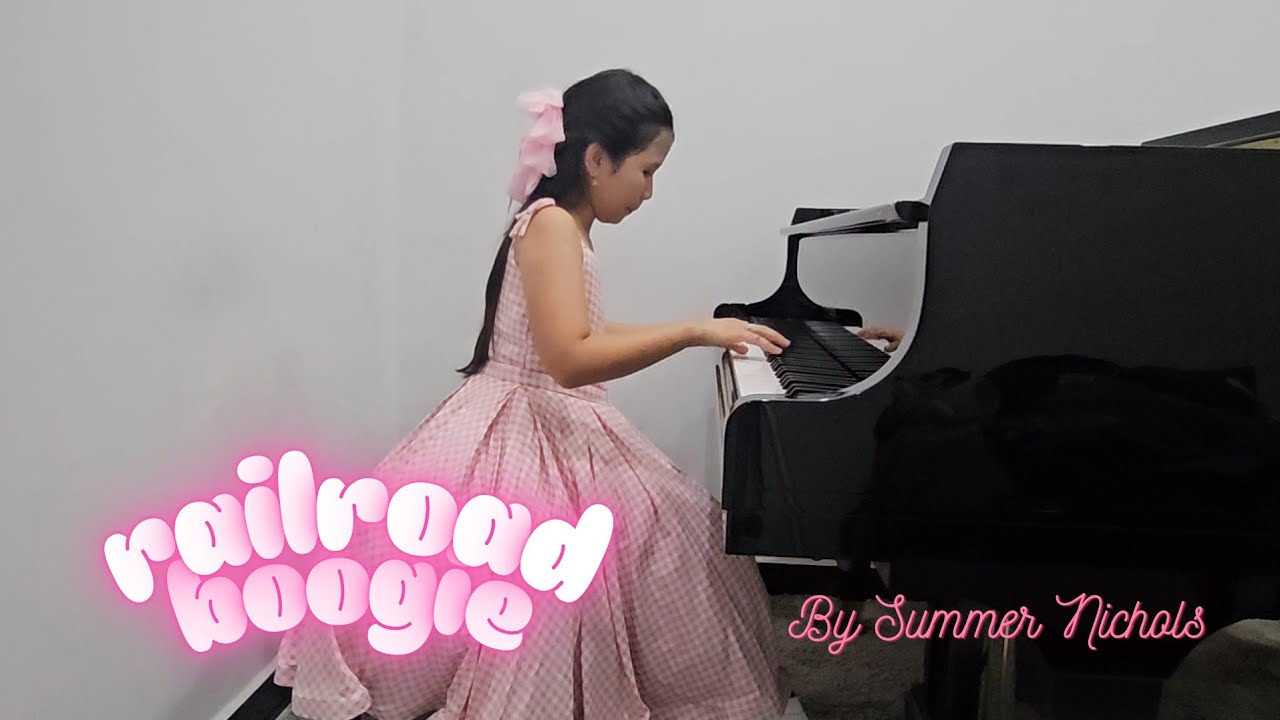 Railroad Boogie - Piano Play by Summer Nichols Tjahjono - 11 yo from Surabaya, Indonesia.