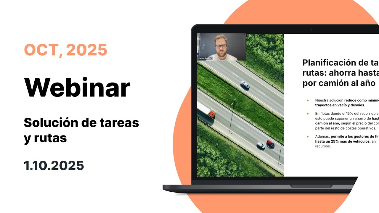 Webinar - Nueva solución de tareas y rutas de Mapon
