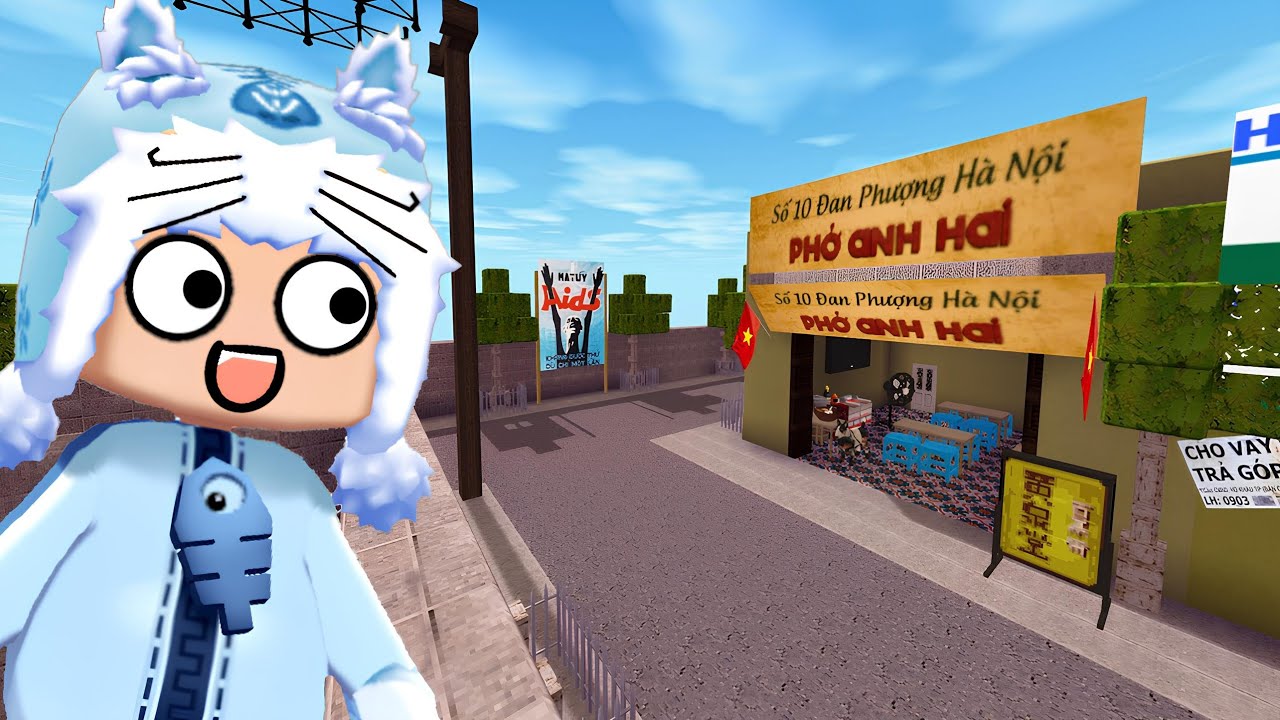 QU&Aacute;N PHỞ ANH HAI PHI&Ecirc;N BẢN SI&Ecirc;U THỰC TRONG MINI WORLD | MEOWPEO