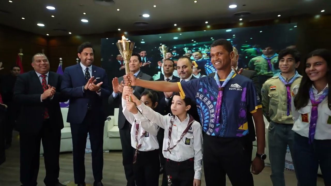 شعلة المؤتمر الكشفي العالمى - مصر ٢٠٢٤ | Egypt 2024 WSC Torch Glowing