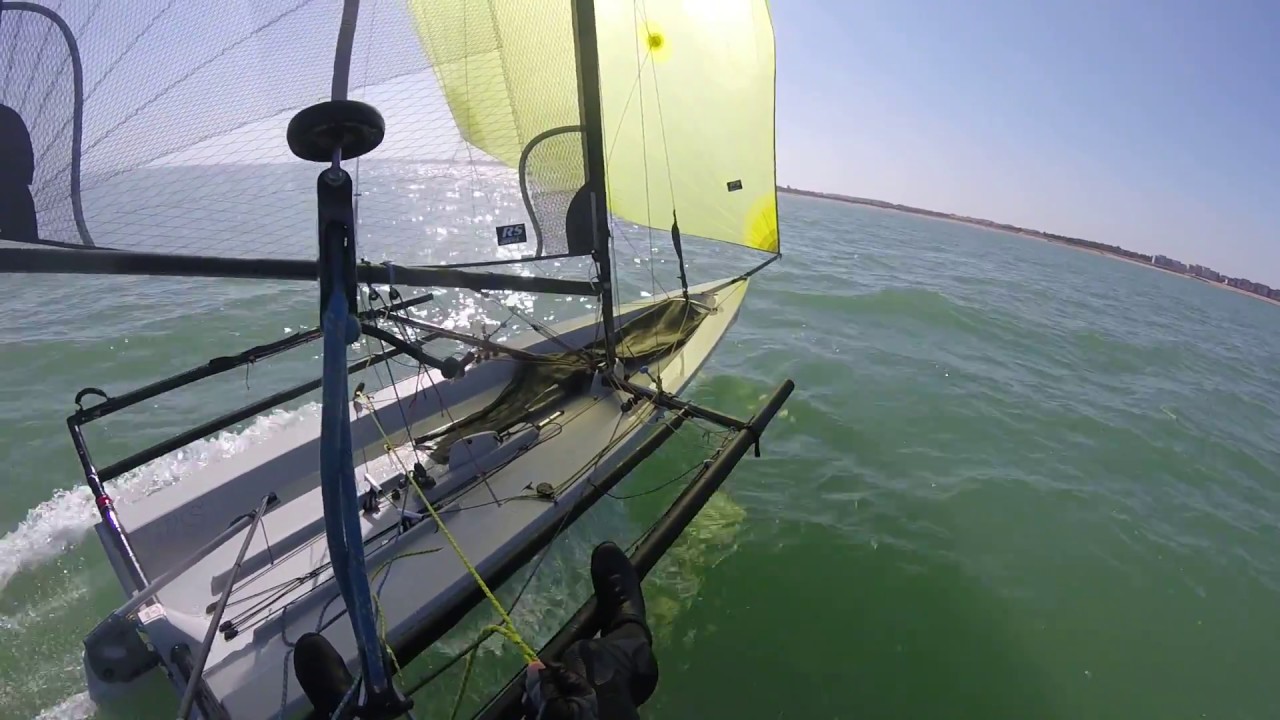 RS700 Courseulles sur Mer kyte + gybe 12knots of wind