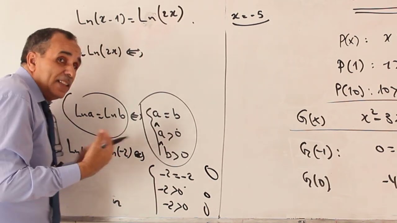 الرد على الجدال الحاصل حول مجموعة تعريف معادلة
