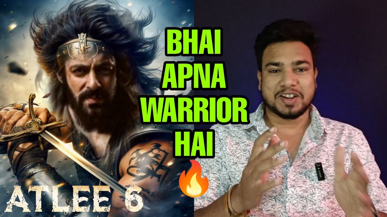 Salman Khan As a Warrior In Atlee6 | Salman Khan Movie With Jawan Movie Director Atlee Kumar #atlee6