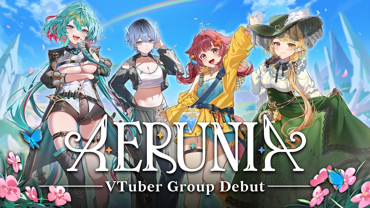 【AERUNIA FIRST COLLAB】 Get to know Glitch Stars gen 4 Aerunia!