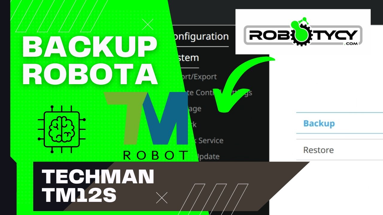 Backup na robocie TECHMAN TM12S - PL