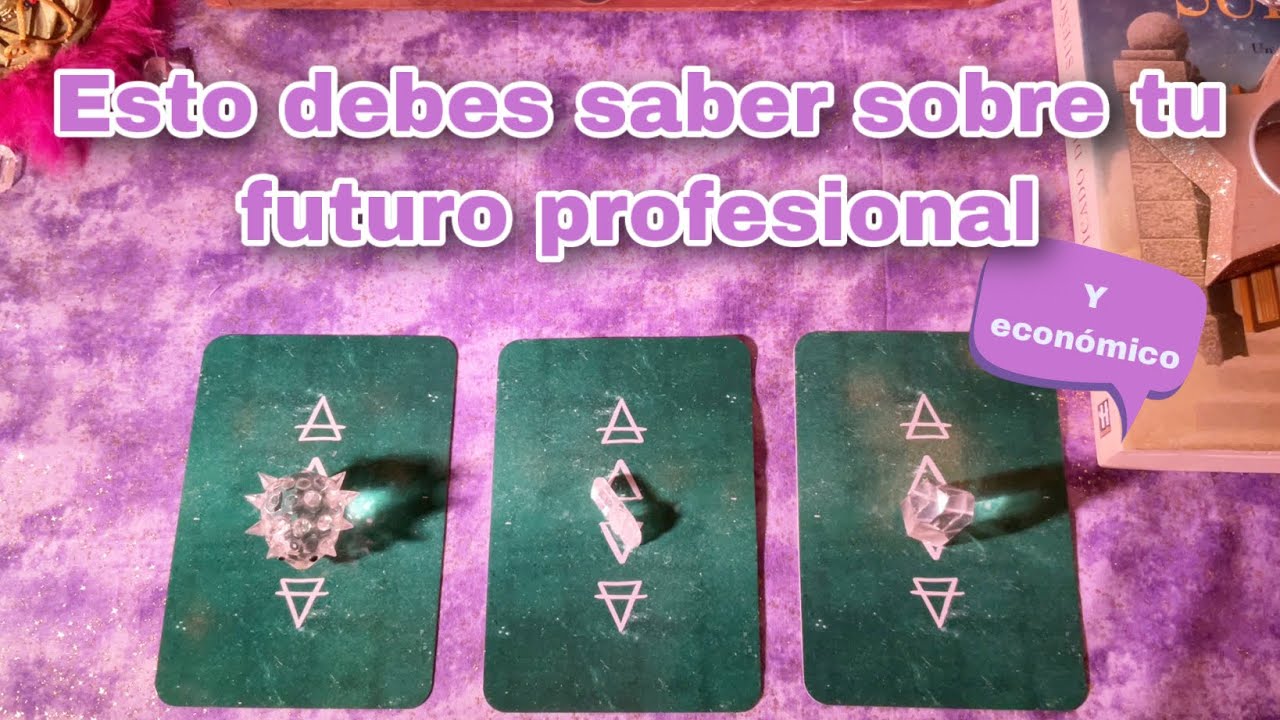¿Que debo SABER de mi FUTURO LABORAL y ECONÓMICO?💶Tarot INTERACTIVO