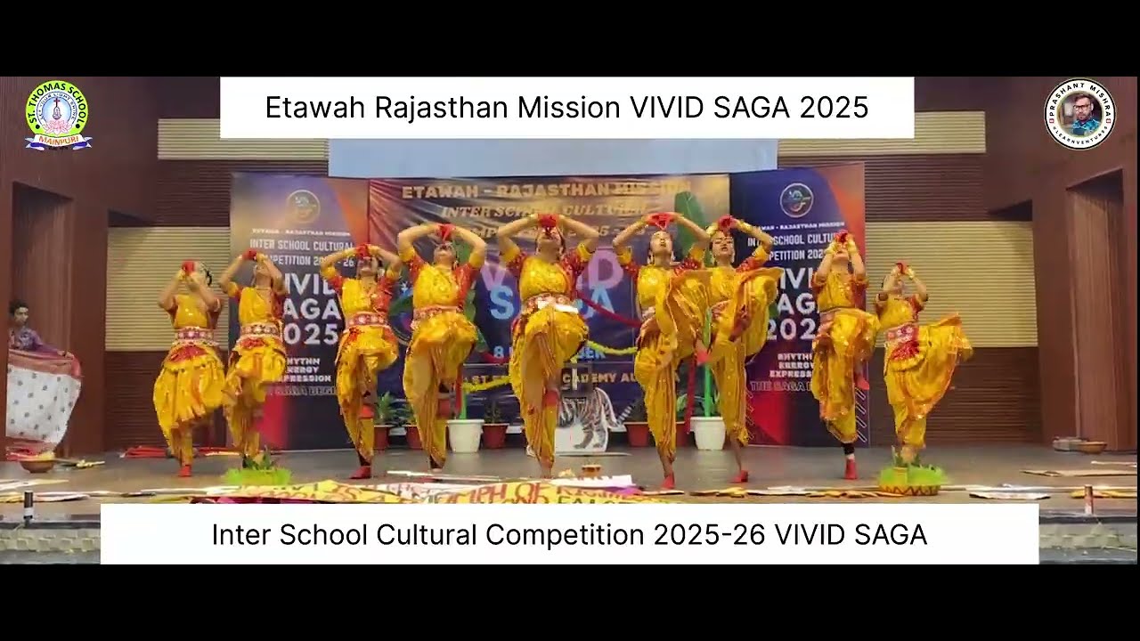 Senior girls group dance | Vivid Saga 2025 | St. Thomas School | Inter School Cultural Competition 