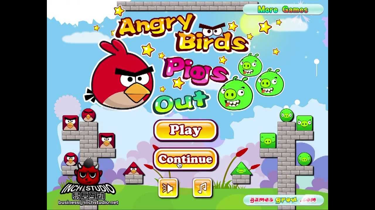 Angry Birds Pigs Out - Bad Piggies MIX! FREE ONLINE Mini Game Levels 1-14 1 to 14 Walkthrough