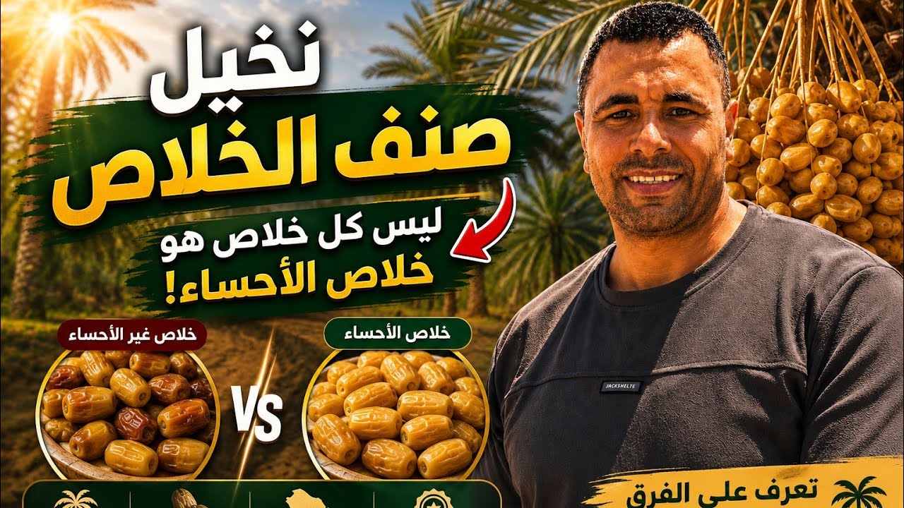 نخيل صنف الخلاص ( ليس بعد خلاص الاحساء خلاص )