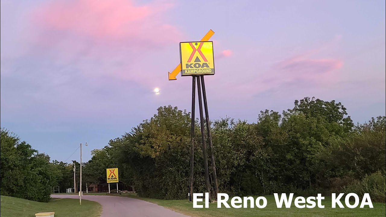 Campground: Drive through the El Reno West KOA off I-40 in Oklahoma