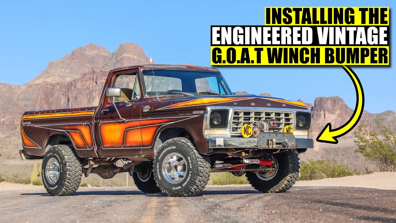 Installing the GOAT Winch Bumper from Engineered Vintage on a Dentside