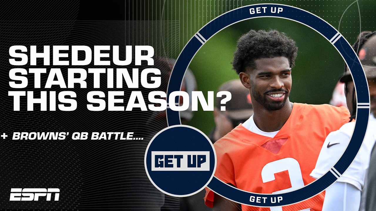 Jeff Darlington says Shedeur Sanders has SHOCKED people at camp 🤩 | Get Up