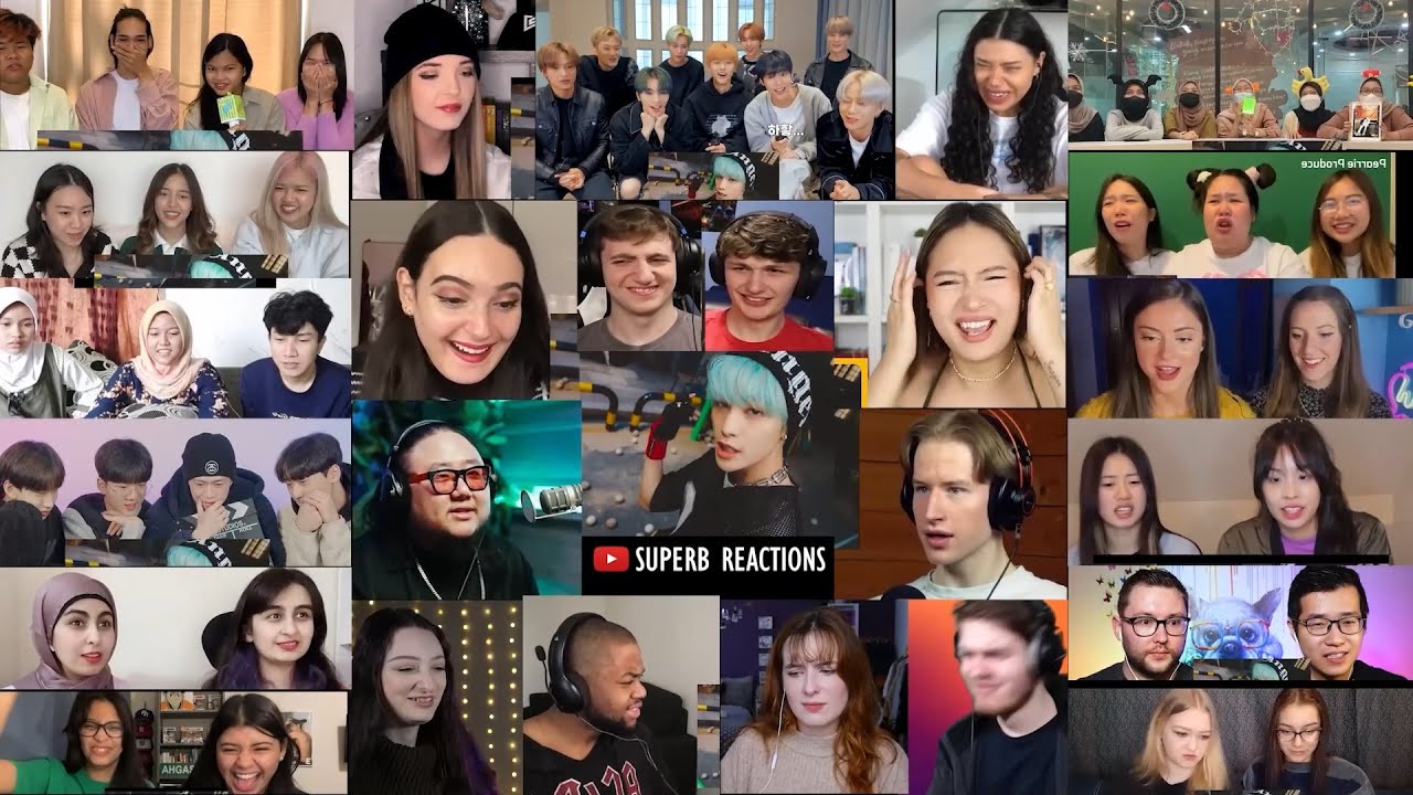 NCT U -  'Universe Let's Play Ball'  [ MEGA REACTION MASHUP ] 엔시티 유 뮤비리액션