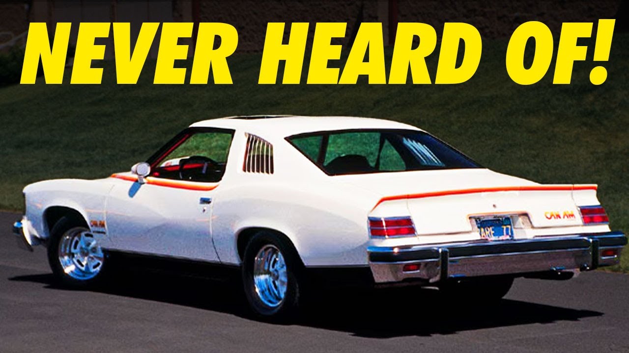 10 WEIRD GM Muscle Cars You&rsquo;ve NEVER Heard Of!