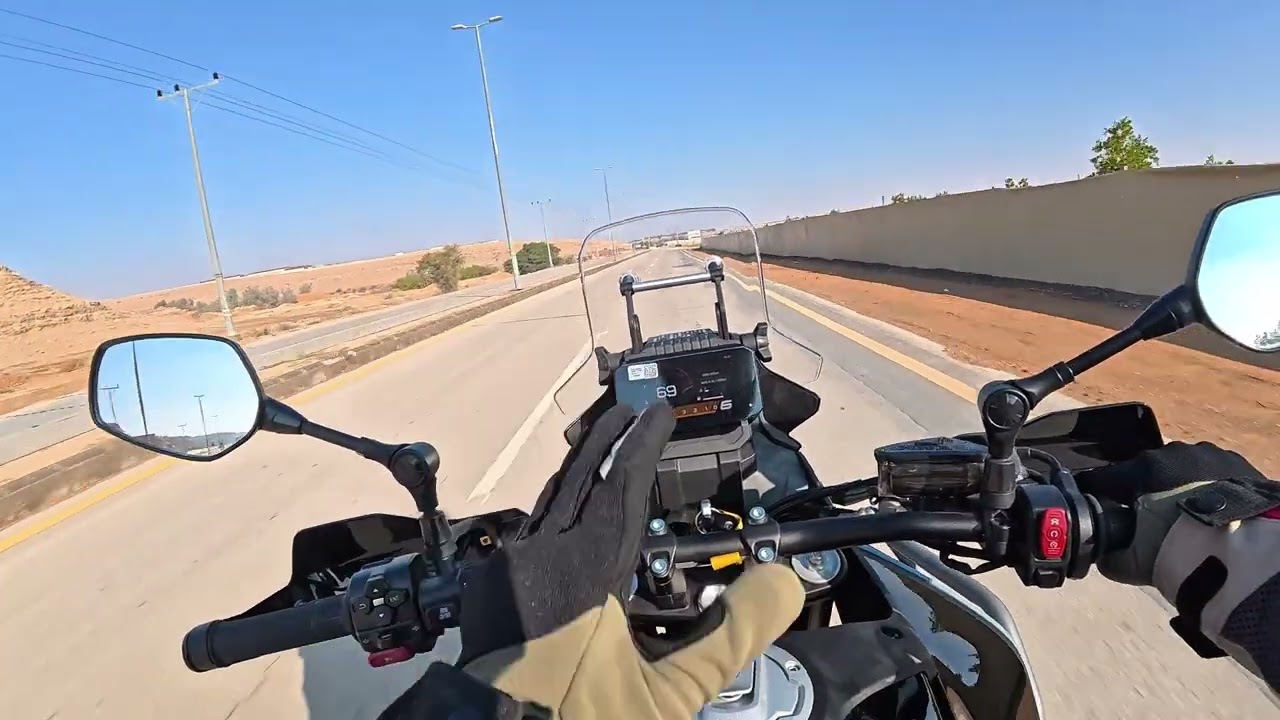 طريق الجبيلة بالدراجة النارية [الجزء الأول]••فلوق 2