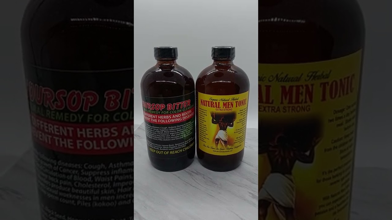 NATURAL MEN TONIC AND SOURSOP BITTER