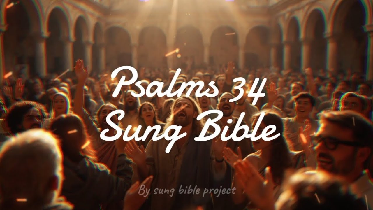 🙏 🎶 Psalm 34 – I Will Bless the Lord at All Times | SUNG BIBLE
