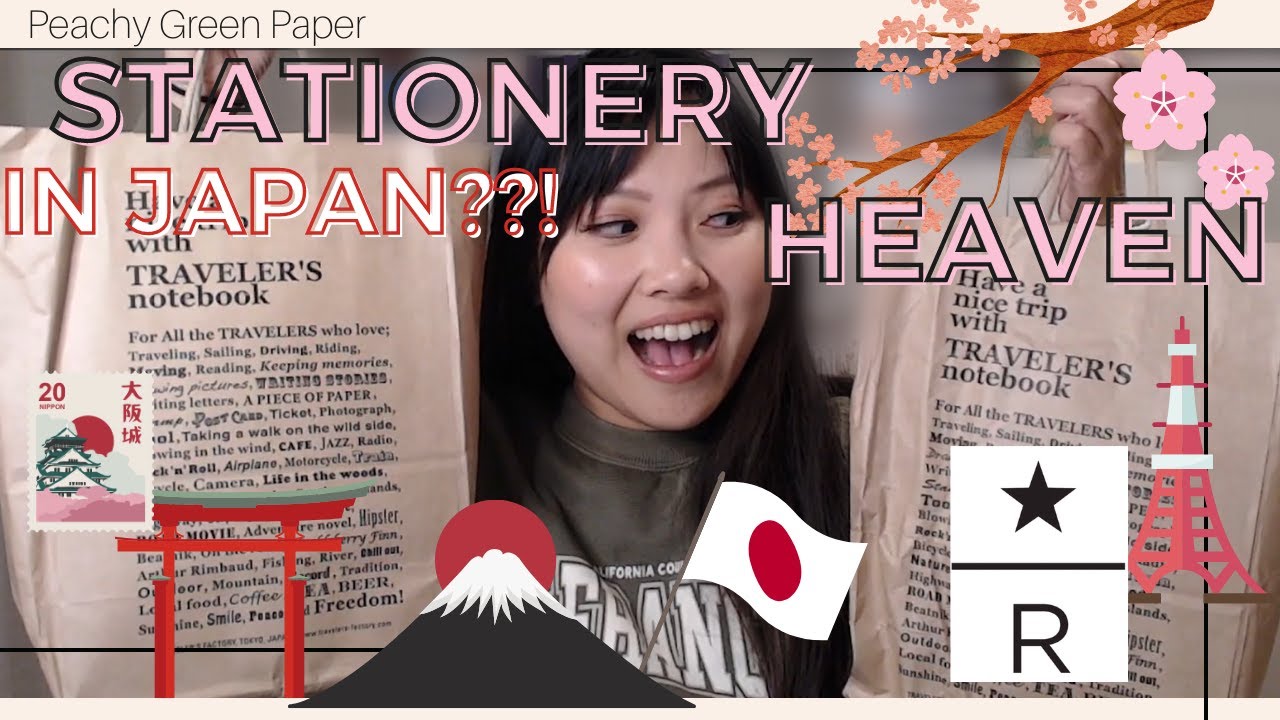 JAPAN STATIONERY HAUL!!! | Peachygreenpaper