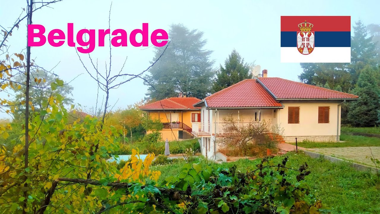Walking in the beautiful countryside of Belgrade, Serbia