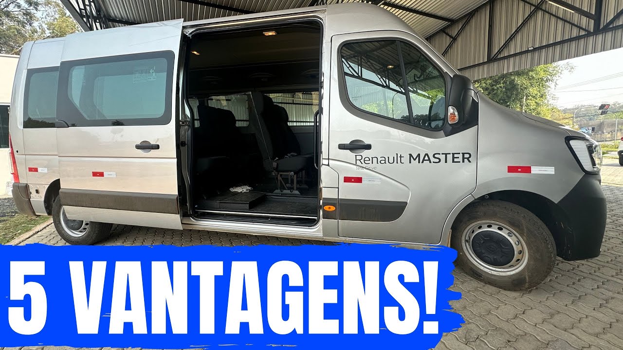 5 VANTAGENS EM COMPRAR A RENAULT MASTER MINIBUS EXECUTIVE 2.3 DIESEL 2024! SEU PASSAGEIRO AGRADECE!