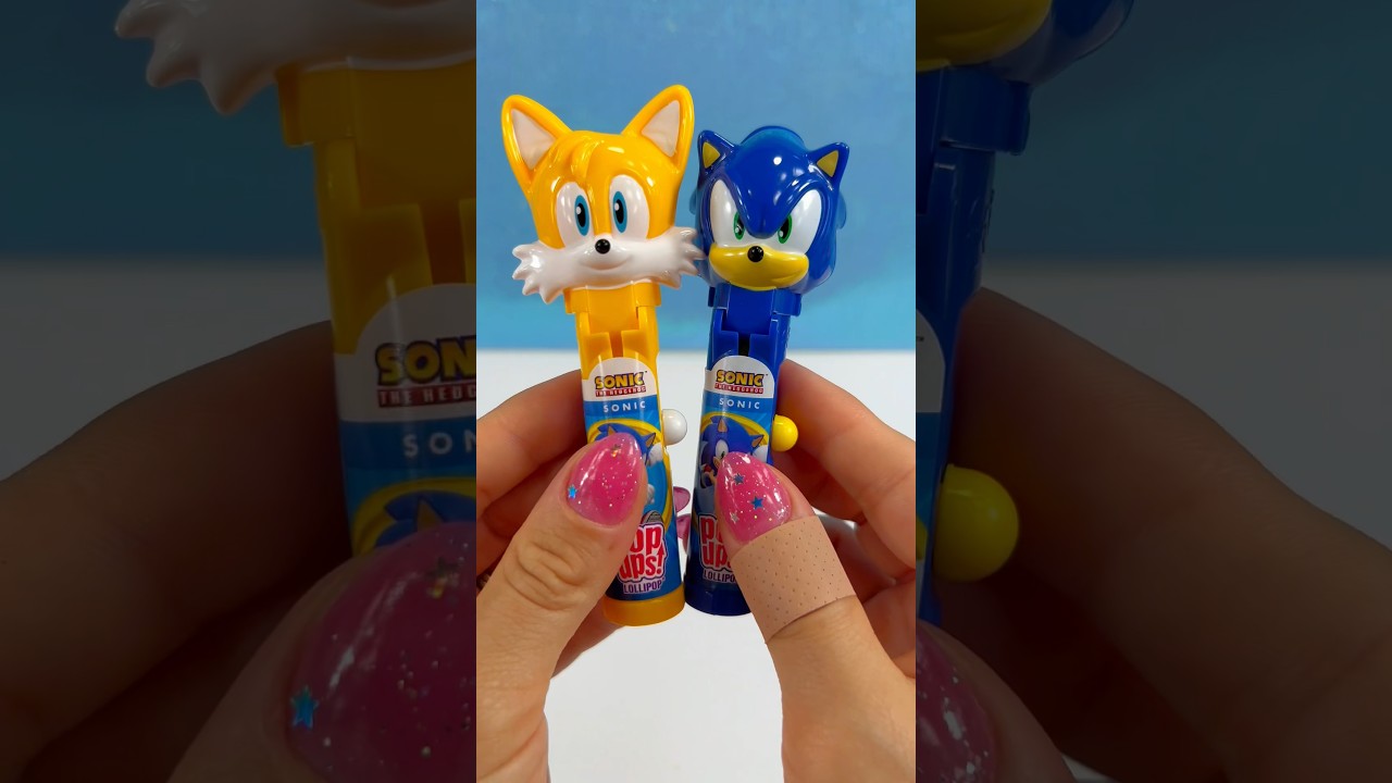 Candy Unboxing Sonic Lollipop Exclusive 🍭 #shorts #asmr #candy #unboxing