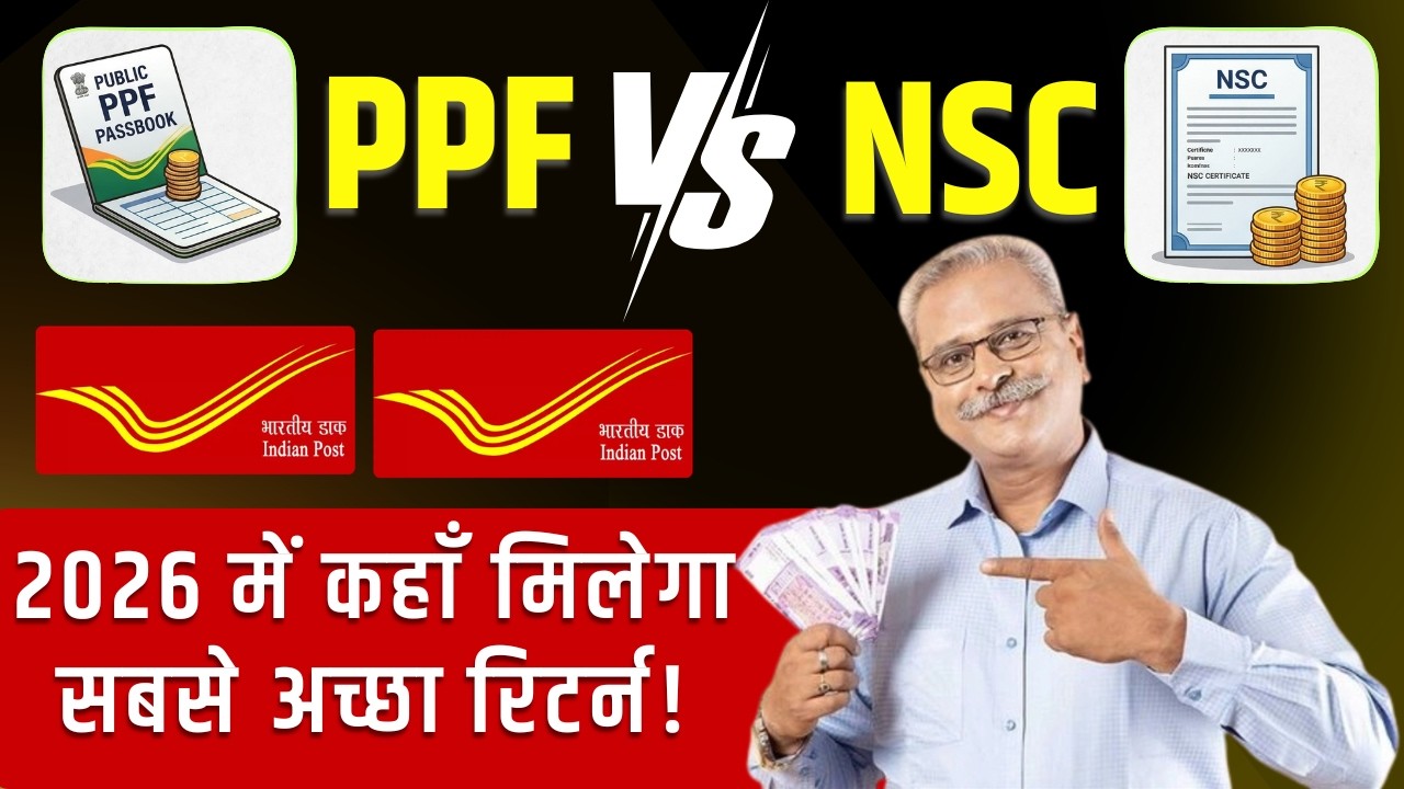 Post Office PPF vs Post Office NSC 2026: कहाँ मिलेगा सबसे अधिक फायदा? | Post Office Savings Scheme