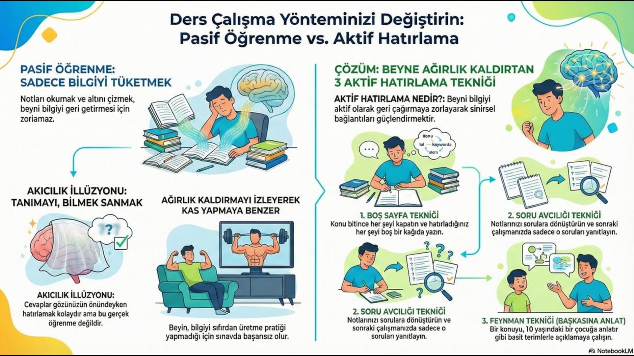 Sakın Böyle Ders Çalışma ! Bu hayata sen de düşme...