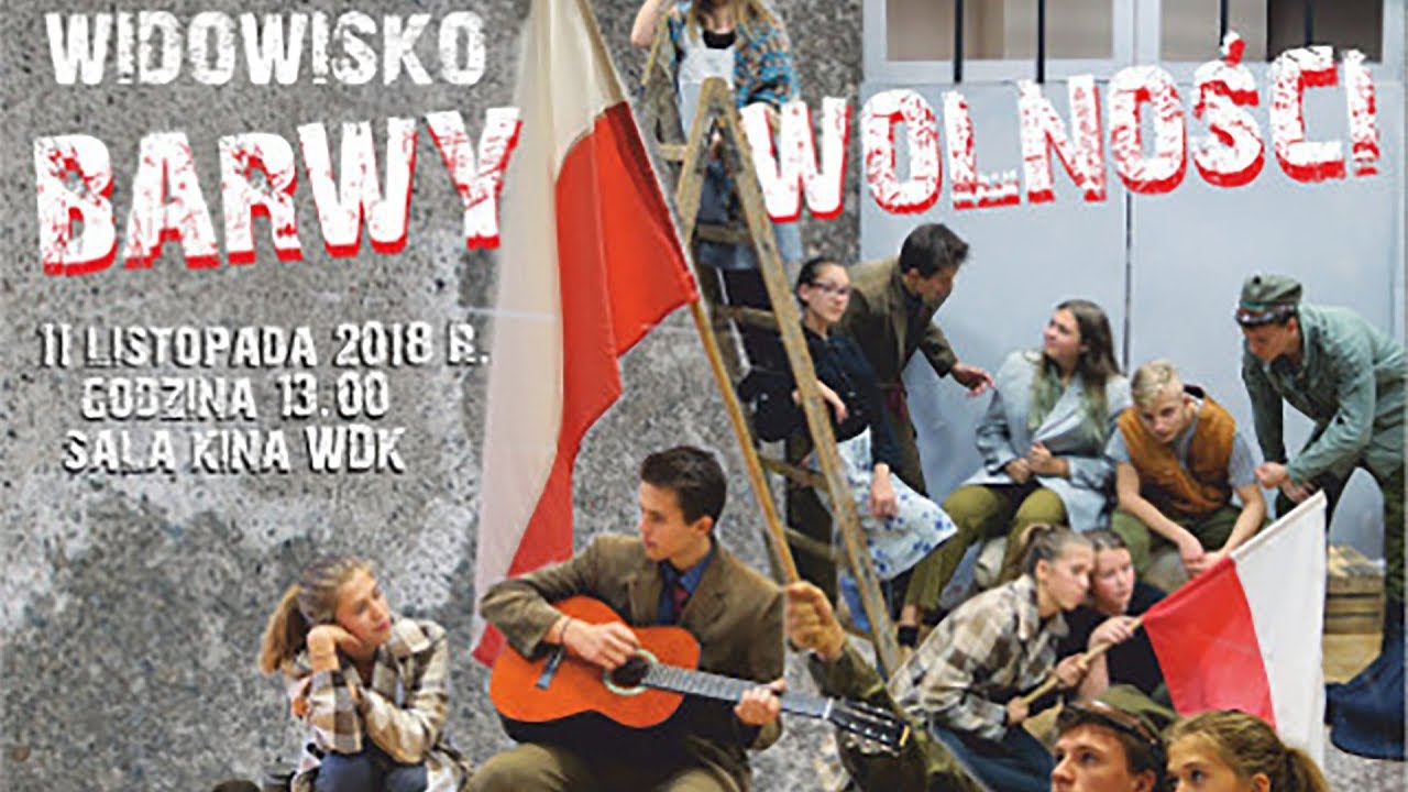 Barwy Wolności - widowisko Młodzieżowego Domu Kultury