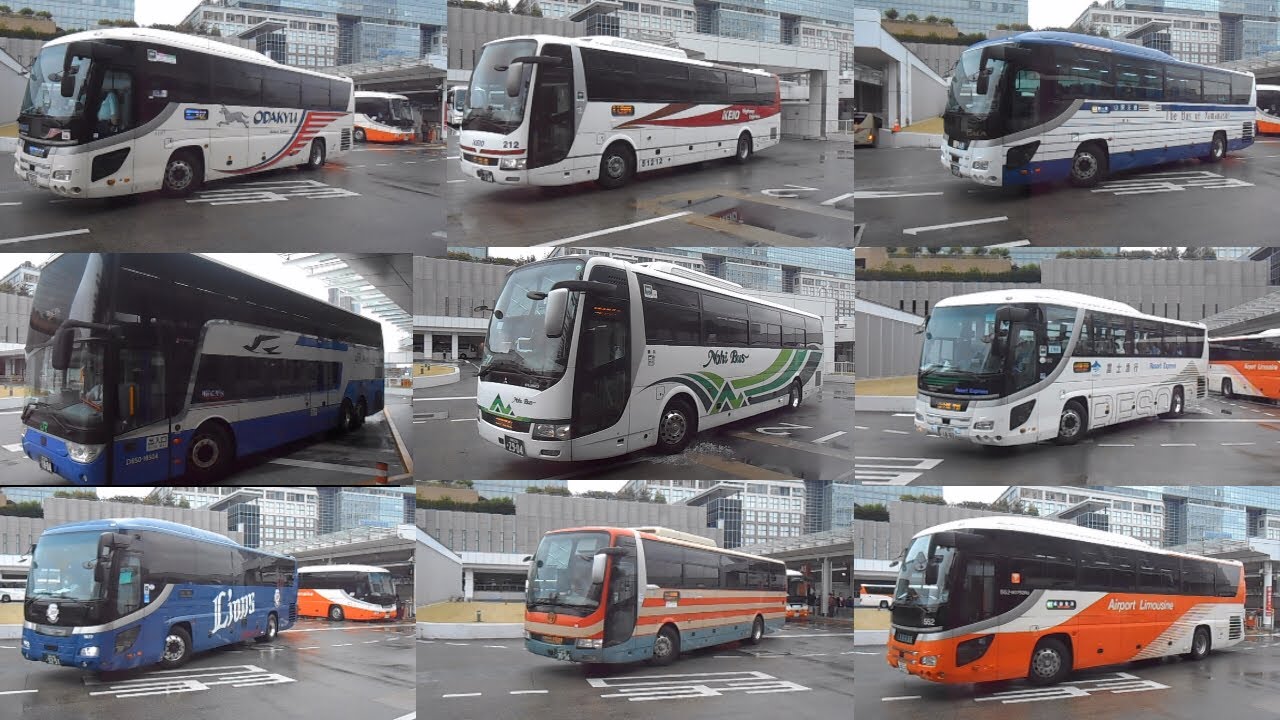 バスタ新宿4階発着シーン集2025年10月25日分