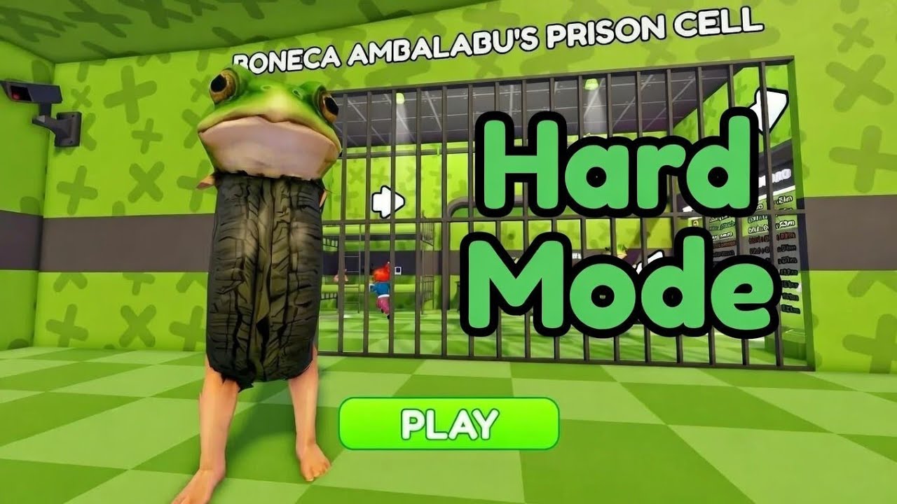 🐸 BONECA AMBALABU'S PRISON RUN! HARD MODE OBBY (Roblox Full Escape Gameplay)