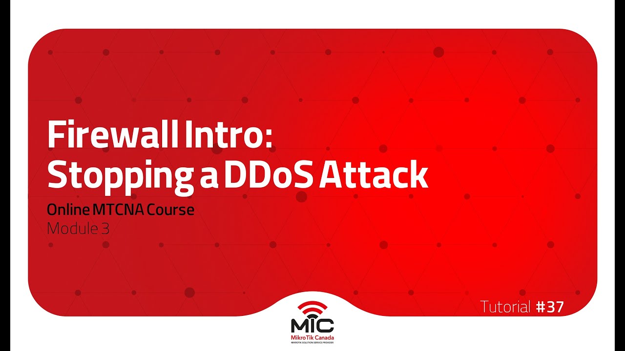 Межсетевой экран в RouterOS: остановка DDoS-атаки