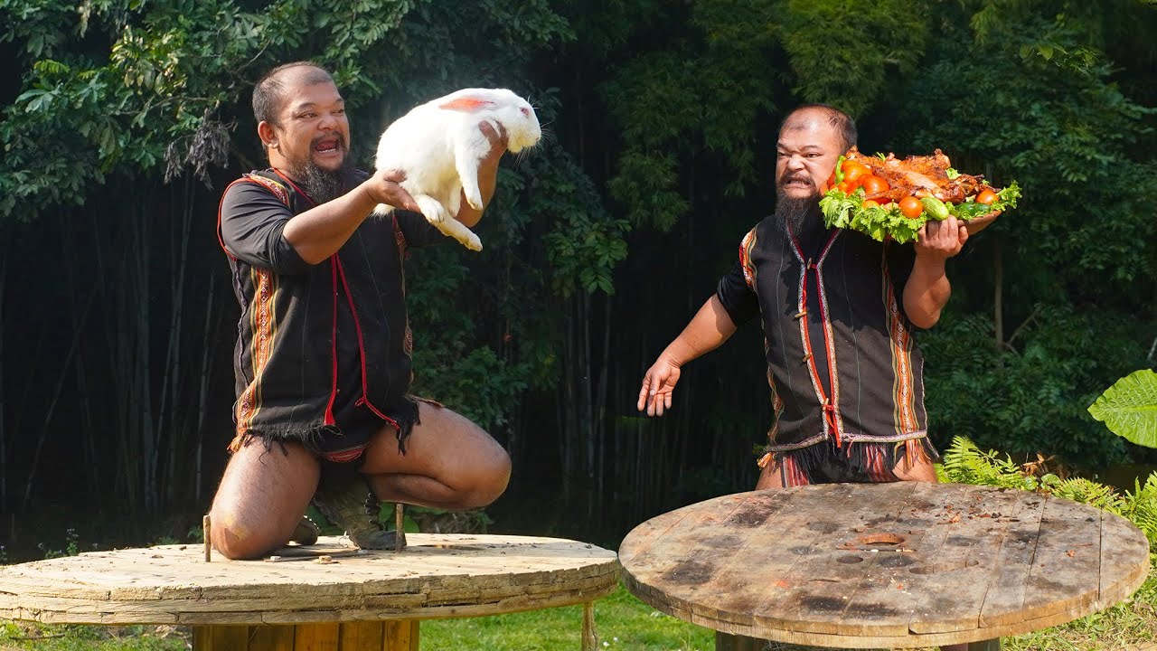 Roasting a Whole Rabbit - a Whole Rabbit Roasting Recipe From the Dwarf Tribe - Dwarf Food