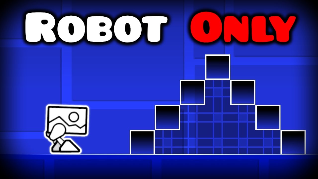 Can You BEAT Geometry Dash as a ROBOT?