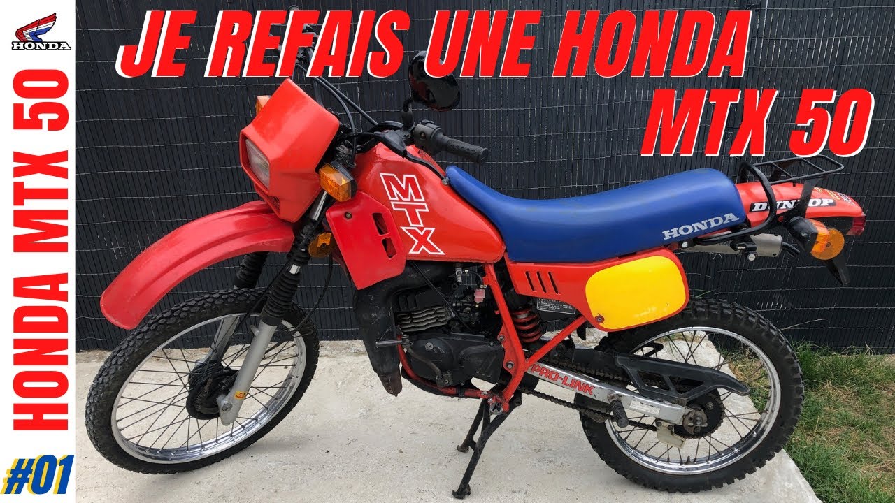 Honda MTX 50 A de 1984 Je refais ce 50 cm3 Type GF9A pour mon fils à partir de 4 autres MTX 50. #1