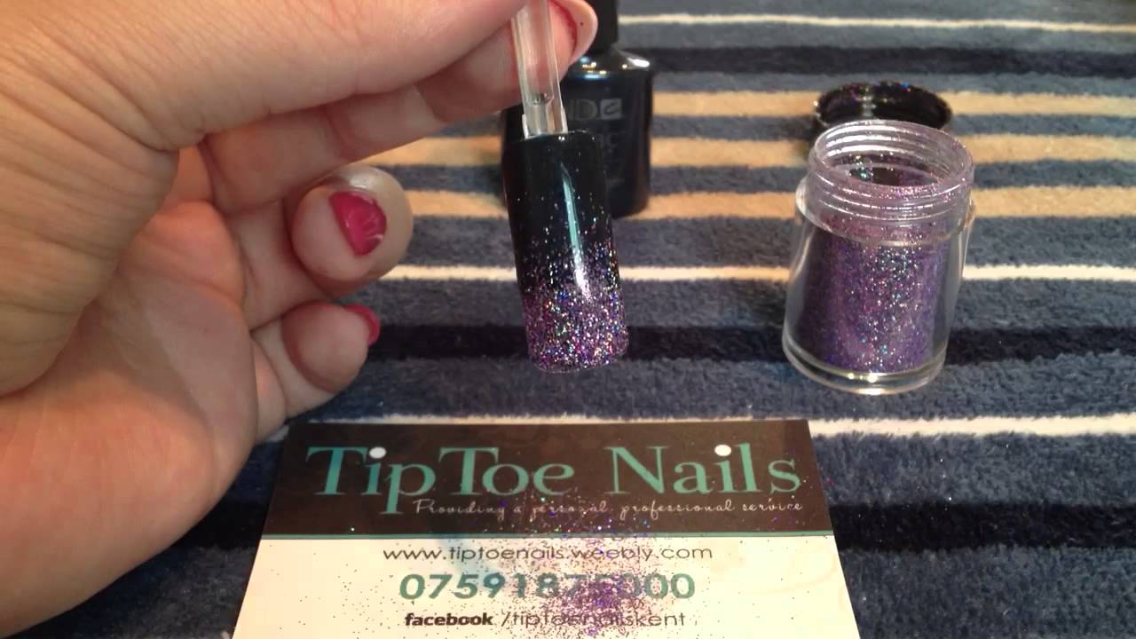 CND Shellac Glitter Fade