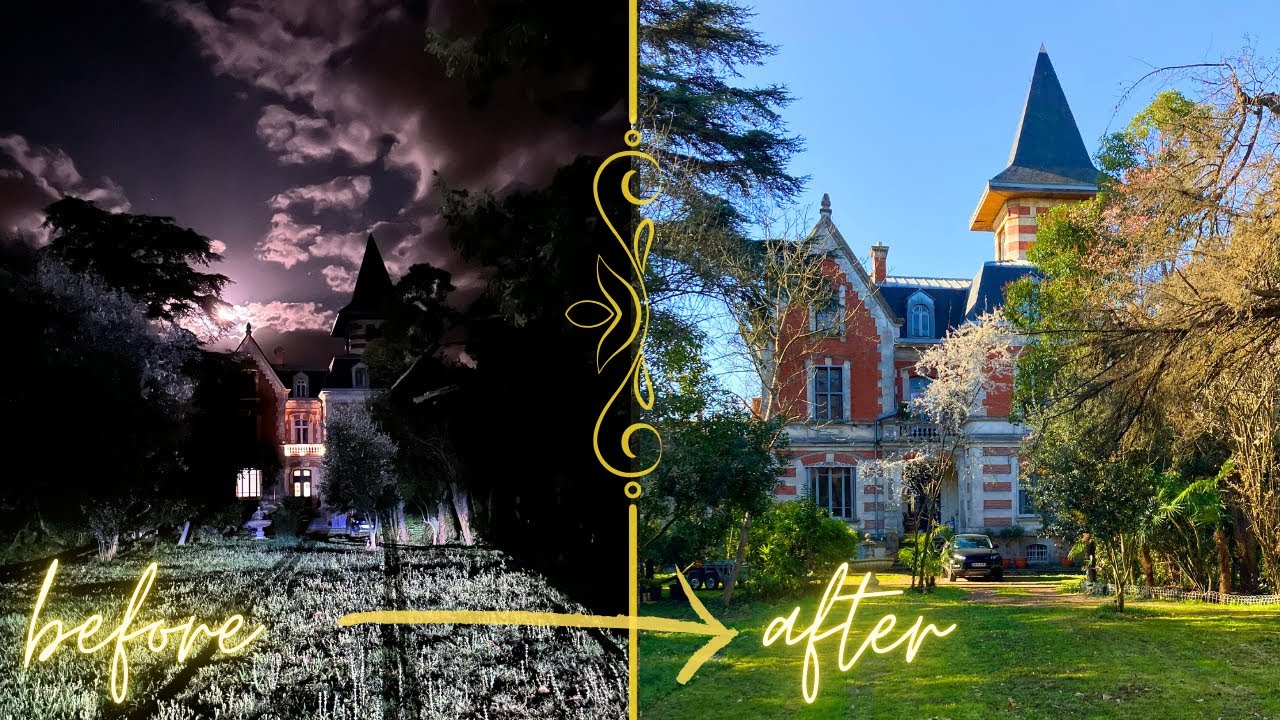 TIMELAPSE - 18 MOIS DE RÉNOVATION DANS UN CHATEAU ABANDONNÉ (before & after)