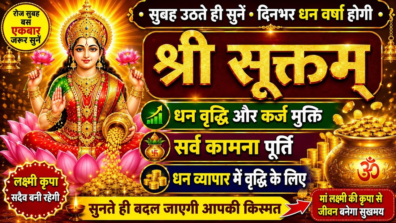 श्री सूक्तम्||Shri Sukatam||Lakshmi Sukatam
