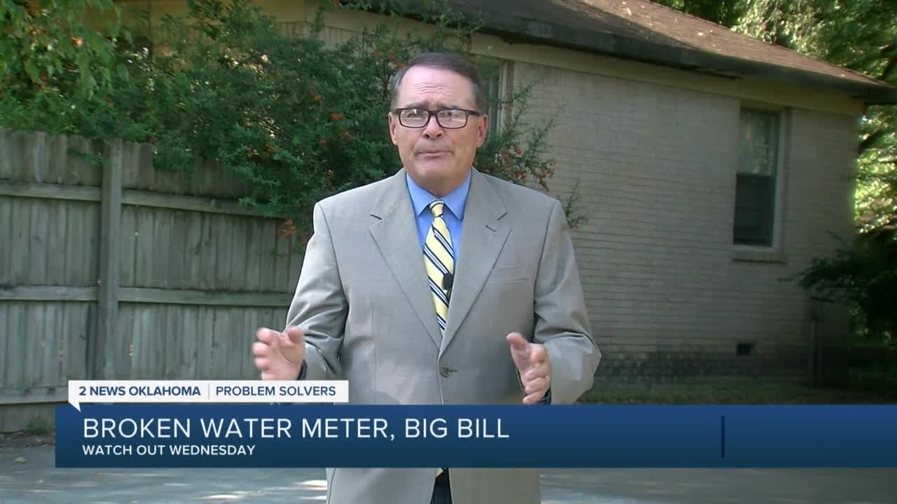 Broken water meter, big bill