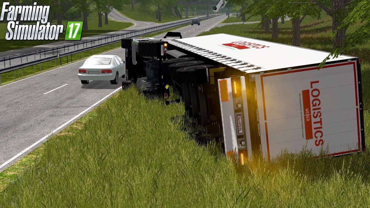 LS17 - LOGISTICS WEBER Auftrag am Hafen endet im UNFALL! FAIL!